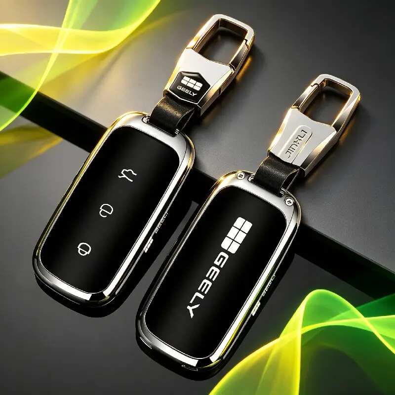 Key Fob Cover Full Protection Shockproof For Geely EX5 Starray EM-i e.MAS 7 Premium Zinc Alloy Heavy Duty Car Accessories