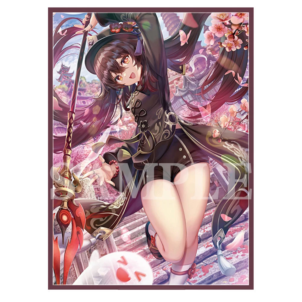 60 قطعة/الحقيبة أنيمي جرابات بطاقات 67x92 مللي متر مجلس أرواق لعب حامي بطاقات درع غطاء بطاقة مزدوجة ل TCG/PKM/MGT بطاقات التداول