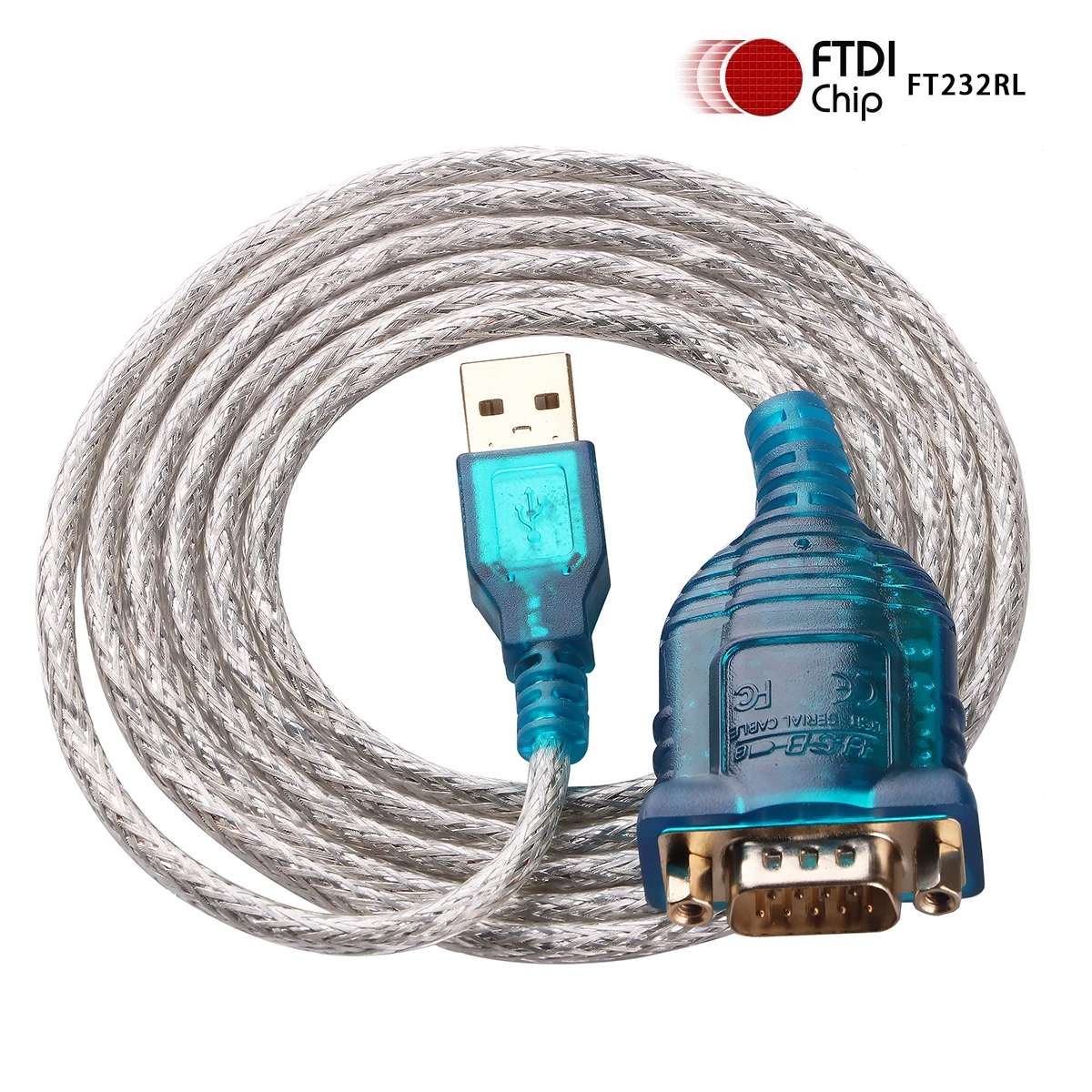 USB to RS232  Serial Cable Converter PDA  DB9 Male 9 Pin Cable Adapter FTDI for Win 11 10 7 8.1 XP Vista Mac OS Linux