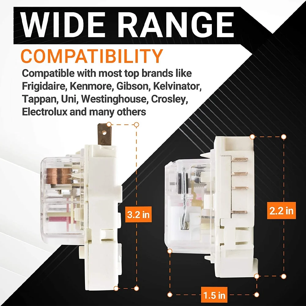 Hot Trend-215846602 جزء استبدال مؤقت تذويب الثلاجة مناسب تمامًا لثلاجات فريجيدير وكينمور #2