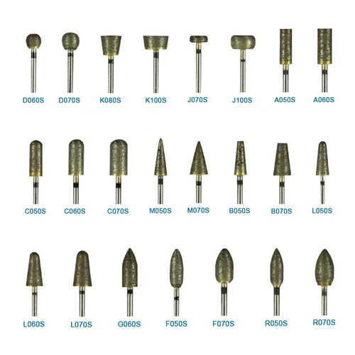 Materiales dentales súper gruesos del fresa del diamante de HP del fresa del diamante sinterizado completamente