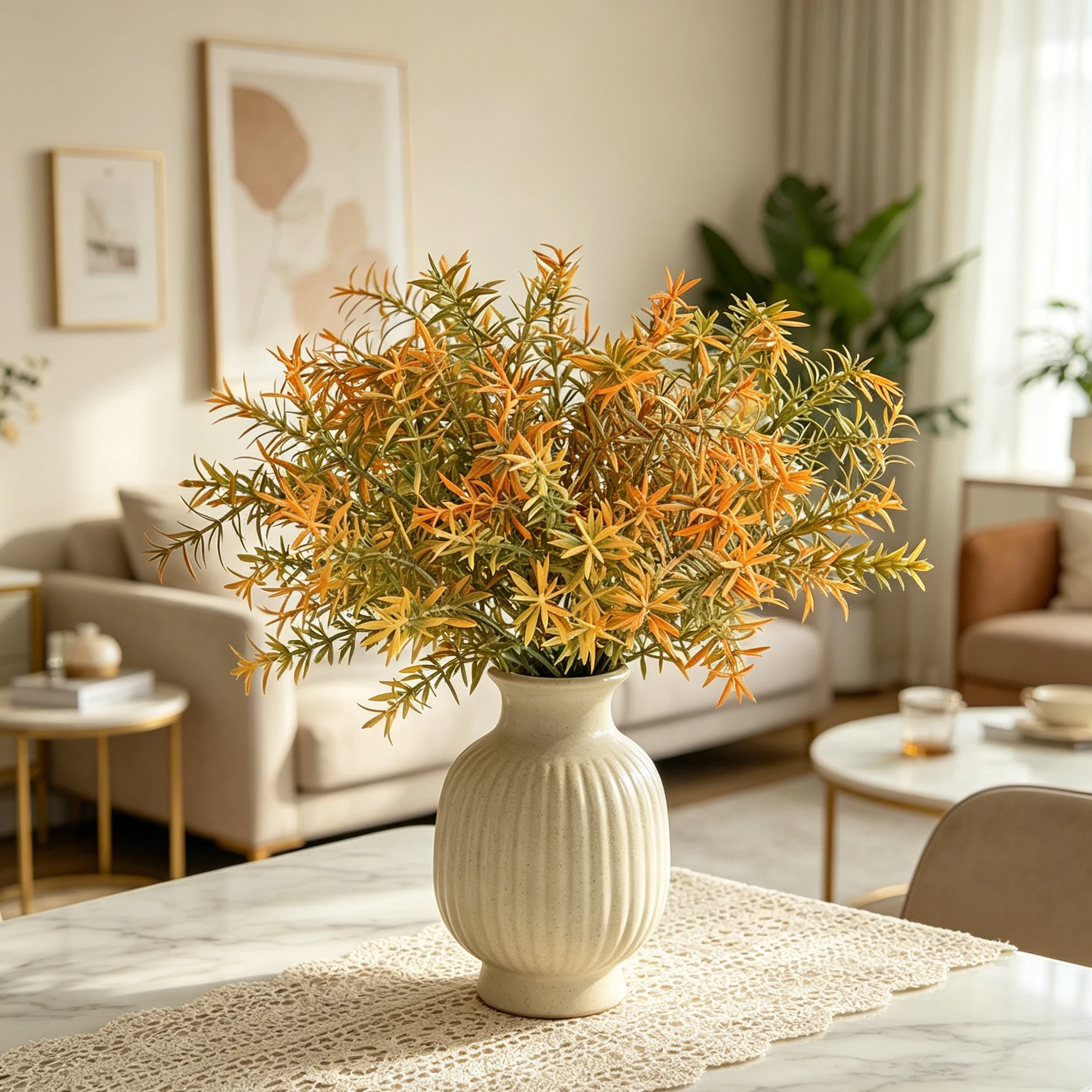 Planta Artificial Melaleuca Bracteata para Decoración de Jardín, Bodas, Festivales, Manualidades, Regalos, Accesorios, Guirnaldas de Flores, Decoración de Mesa, Gran Venta