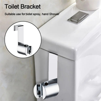 AK23-8PCS Sprayer Holder With Toilet Hanging Bracket Attachment For Bidet Wand Sprayer