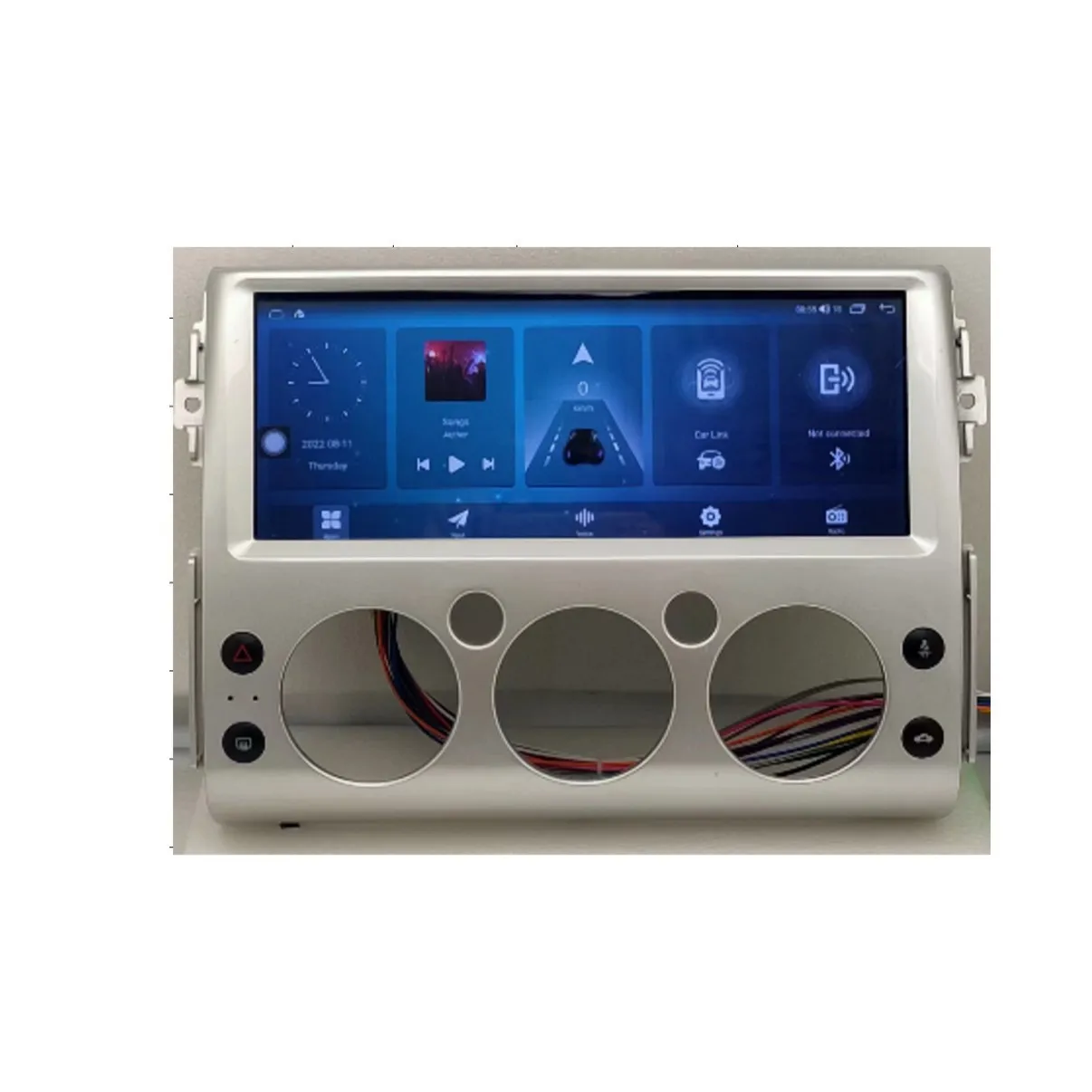 

Suitable for Toyota FJ0/7-13 6490 platform 12.3 inch full fit Android large screen navigation