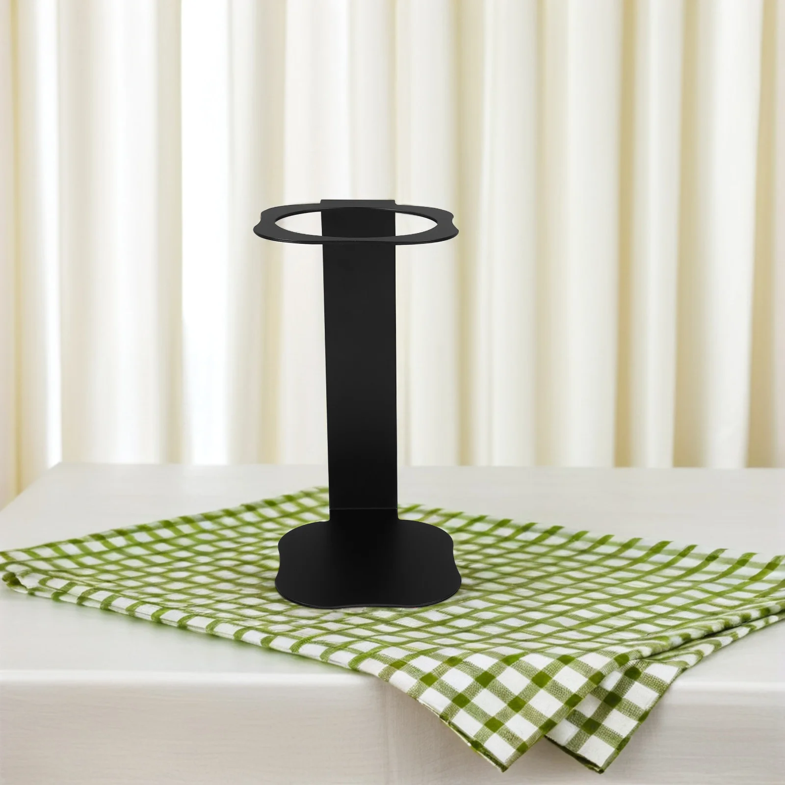 أسود الحديد معدن القهوة بالتنقيط مخروط حامل حامل مرشح صب أكثر من فنجان القهوة سلة المرشح أدوات صنع القهوة المطبخ