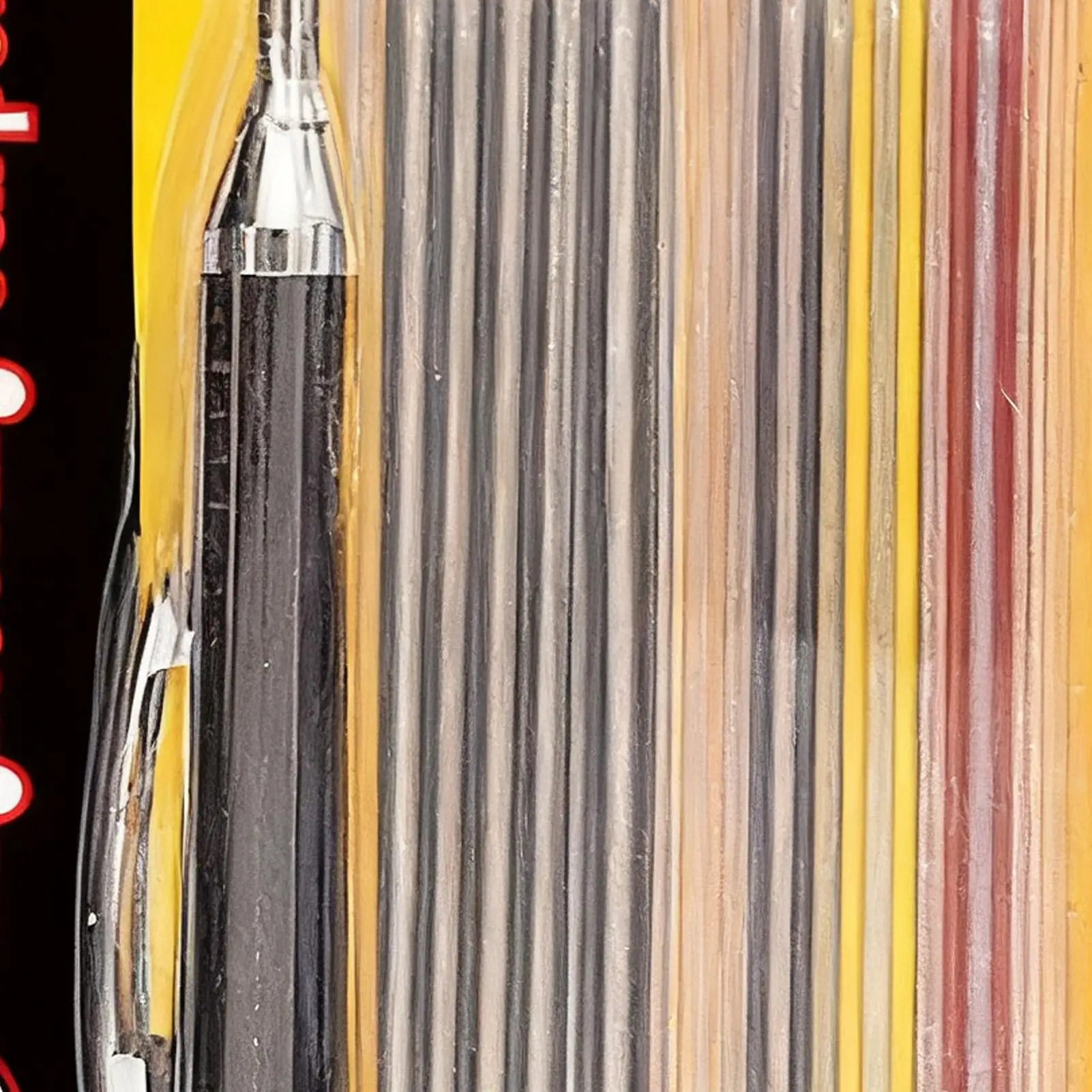 

Deep Hole Marker Pens 2.8mm Adjustable Crayon With 12 Refills Long Tip Marker For Adult Fabric Wood Construction Glass Metal