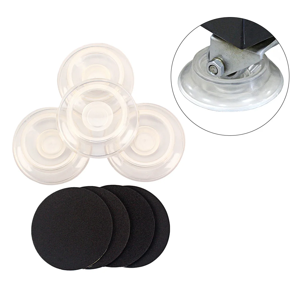 

4 Pcs Piano Mat Mats Non-slip Floormat Caster Cups Foot Pads Household Doormats