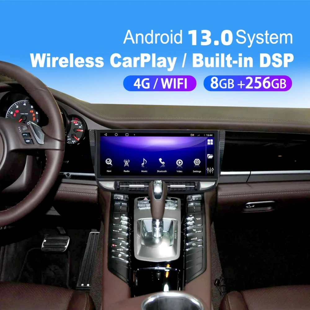 8 Core Android Auto Carplay Car Multimedia Automotive For Porsche Panamera 2010~2016 Car Stereo Radio GPS Navigation Head Unit