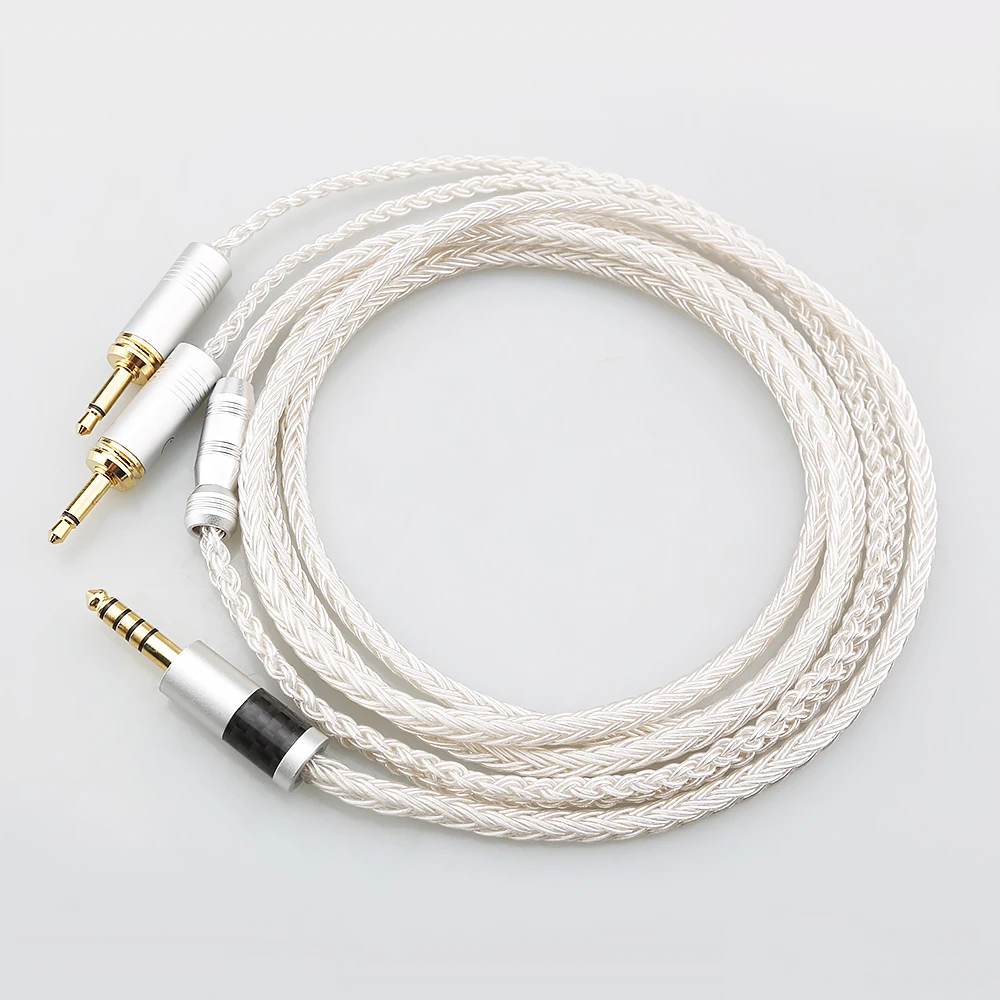 Kabel słuchawkowy HIFI 16 Core OCC posrebrzany do słuchawek Focal Clear Elear Elex Elegia Stellia Celestee Radiance Klipsch HP-3 Clear MG — zdjęcie produktu 3