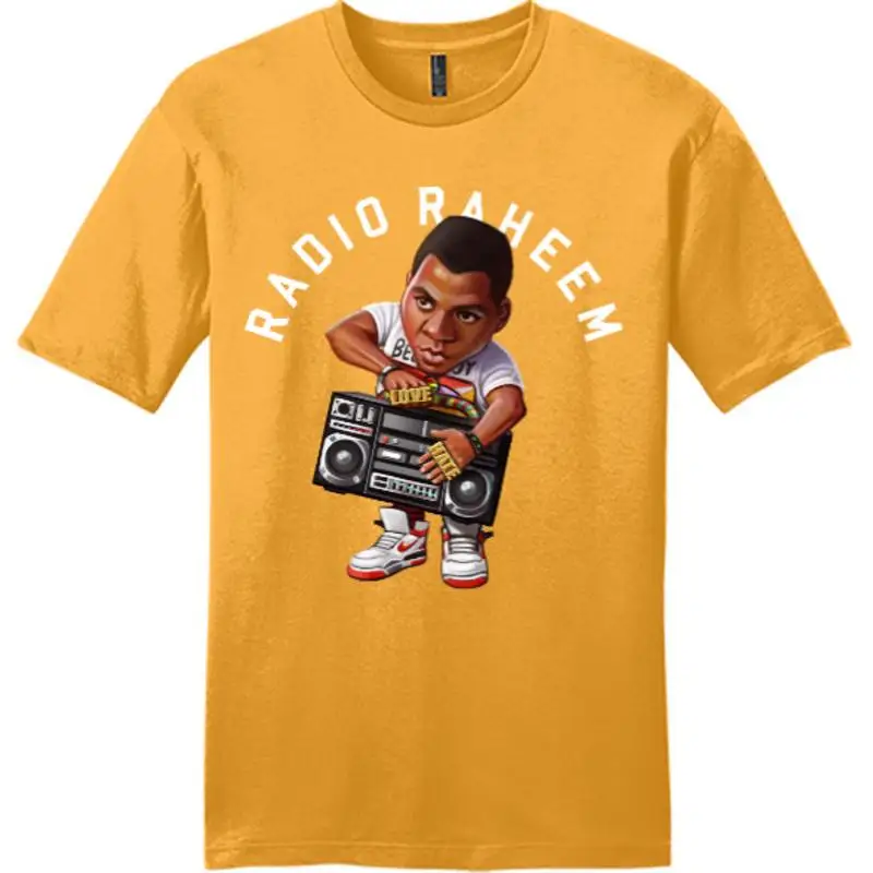 

НОВАЯ ФУТБОЛКА ART SOCIETY x SWOD RADIO RAHEEM TOON GOLD SM 4XLARGE СДЕЛАНО В США