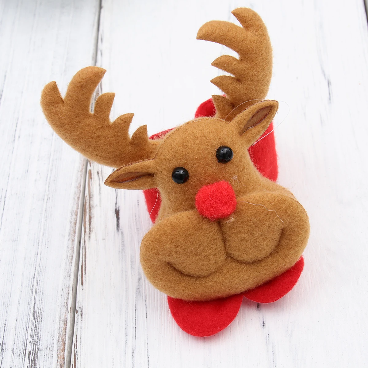 

6 Pcs Christmas Fabric Hair Hoops Santa Reindeer Snowman Headwear Headband Party Family Event Cosplay Accessory Decoration