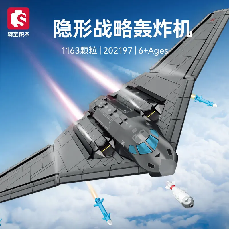 

1163Pcs Building Block Aviation Bomber Fighter Boy Puzzle Building Block Toy Gift Military Series Original Blocks Decoration