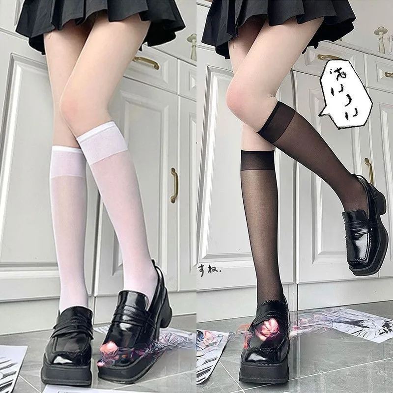 Stockings Single Screw Type Ultra-Thin Stockings Women's Socks Pajamas Garter Uniform Accessories One Piece Dropshipping