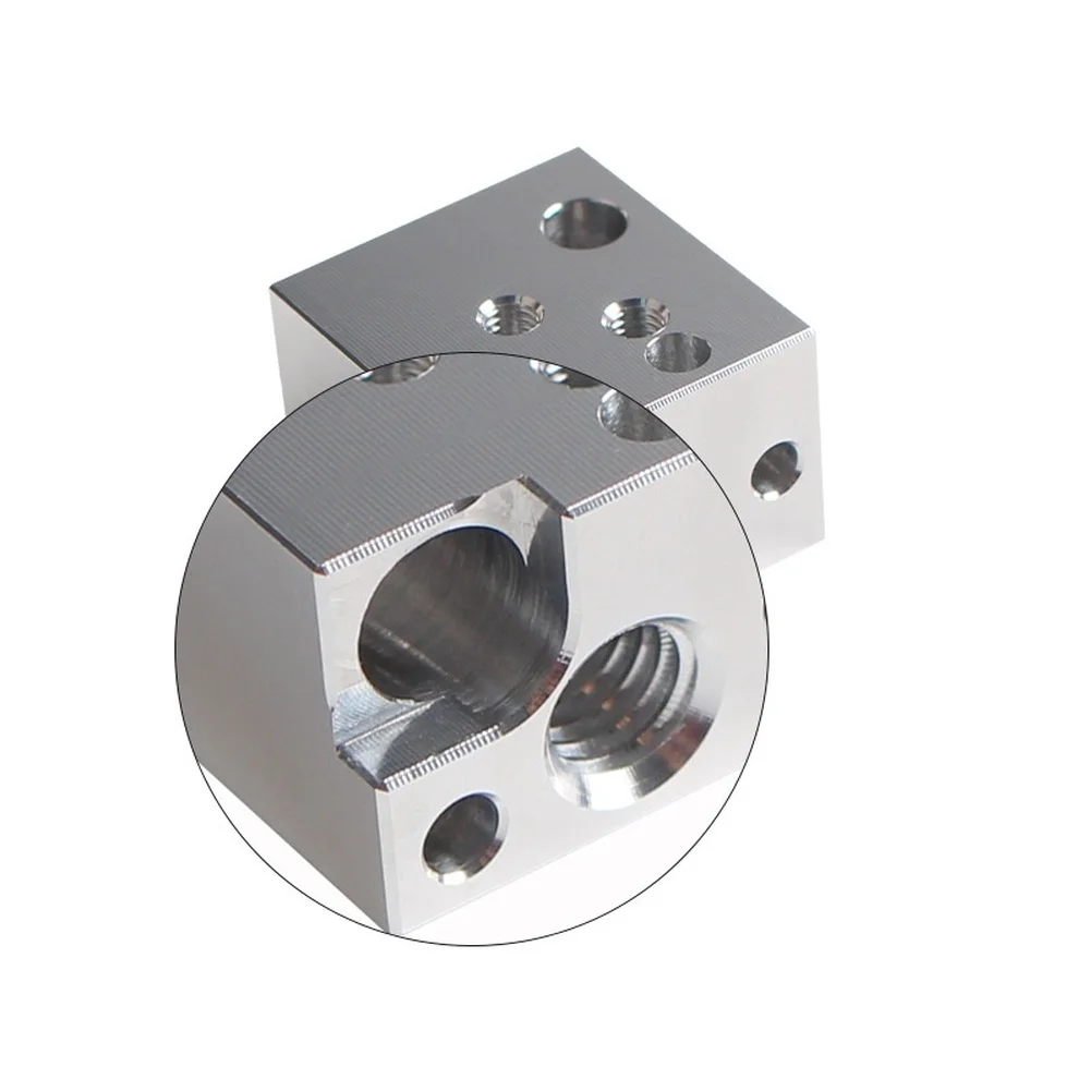 For SV07-Specific Metal Heating Block for 3D Printer Extruder Built for Consistent High-Temperature Performance and Durability