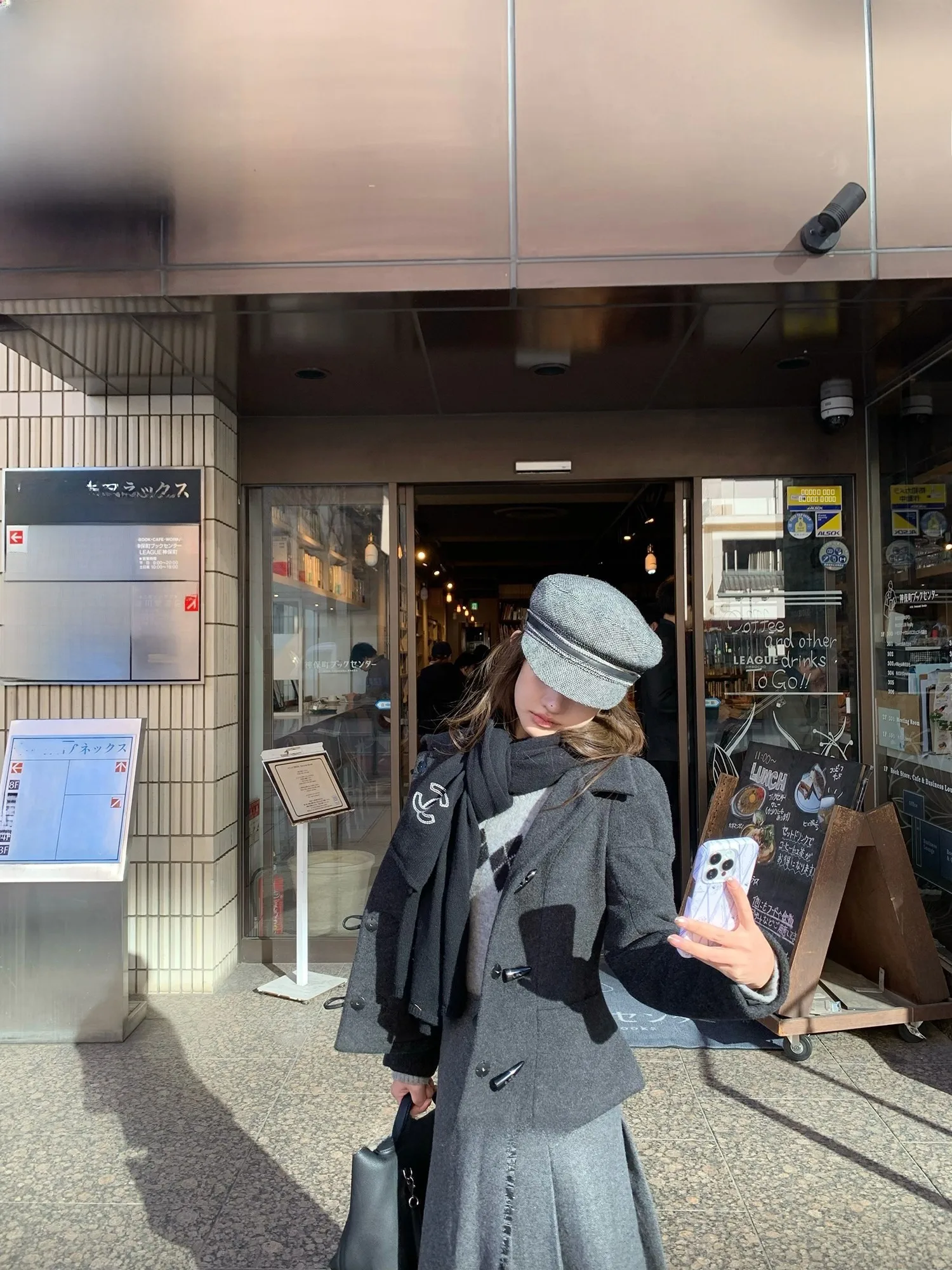 

Wuuus Preppy Sle Woolen Coat Women's ort Flip Collar Jaet 2025 New Faion Travel Casual Wear Polyester Wool Blend