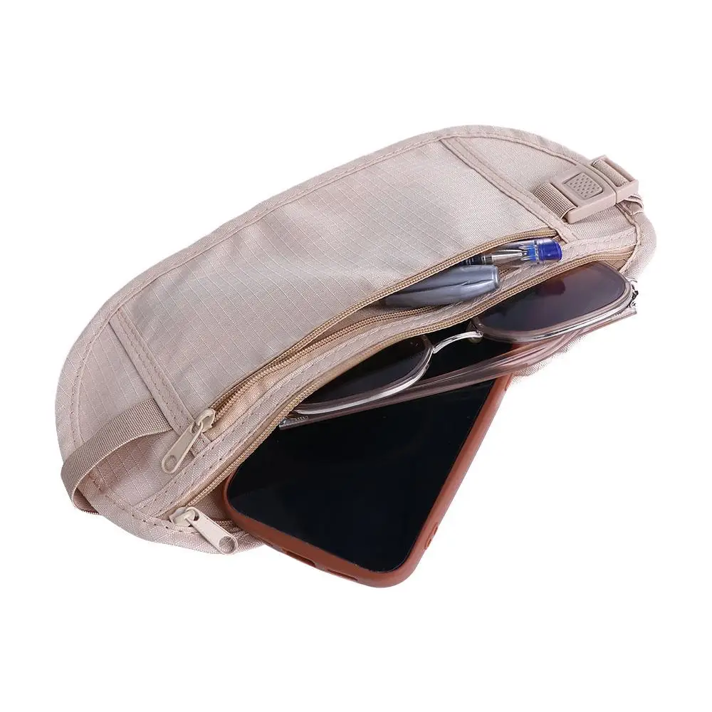 

Phone Cash Invisible Wallet Gym Bags Pack Sport Pouch Travel Waist Packs Belt Bag Farbic Waist Pouch