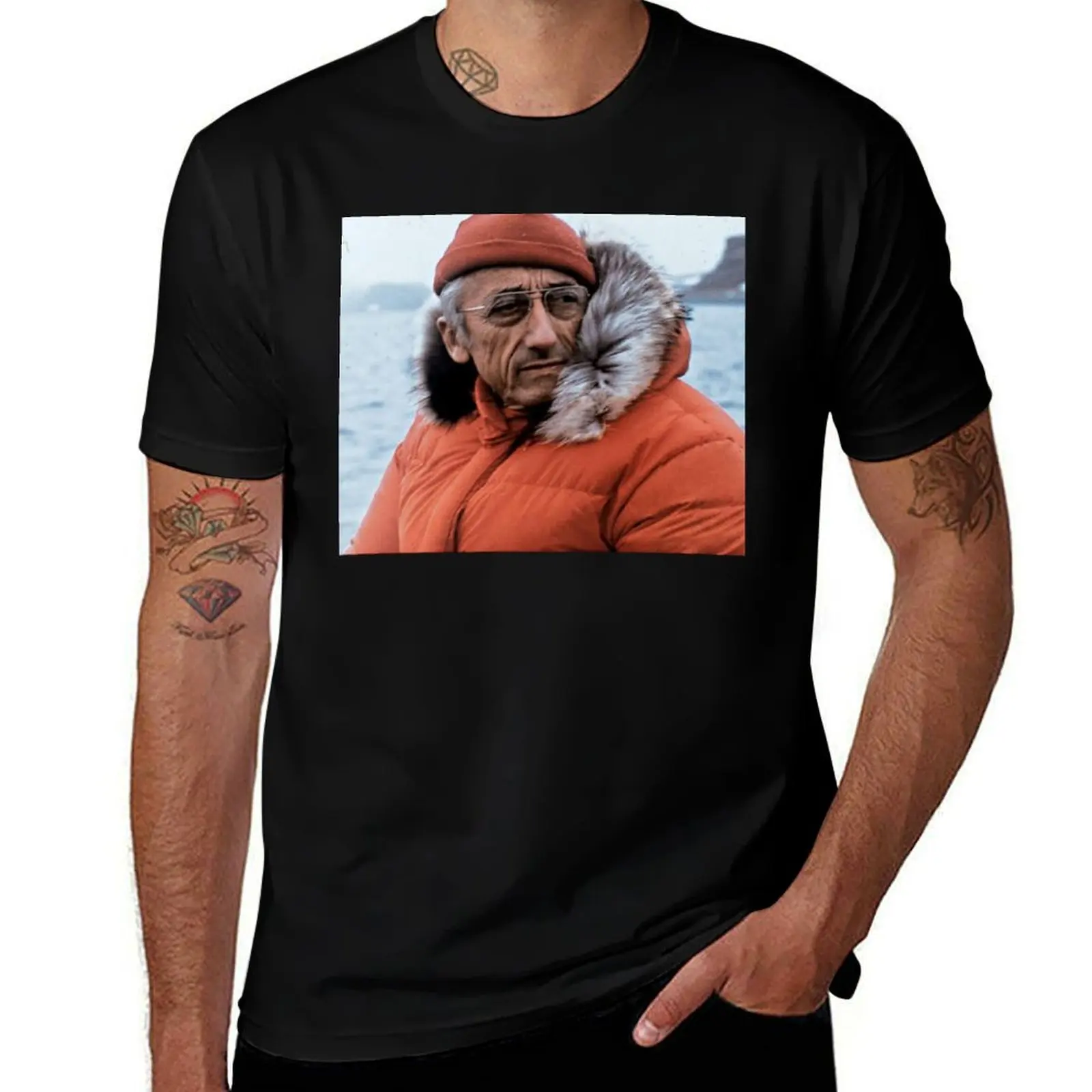 Jacques Cousteau T-Shirt Work Casual Loose Fit T-Shirt