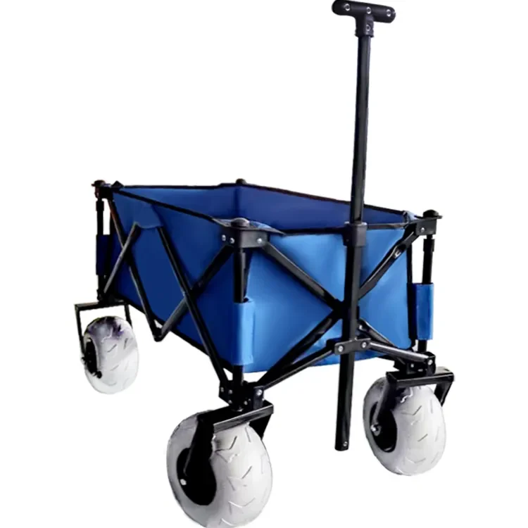 

Heavy Duty Foldable Hand Inflatable Wheel Cart for Shopping and Outdoor Festivals