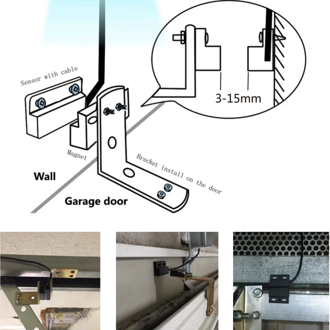 Imagem -05 - Jianshu Tuya Smart Wifi Switch Abridor de Porta de Garagem Controle Funciona com Alexa Echo Google Home Smartlife Tuya App Control sem Necessidade de Hub