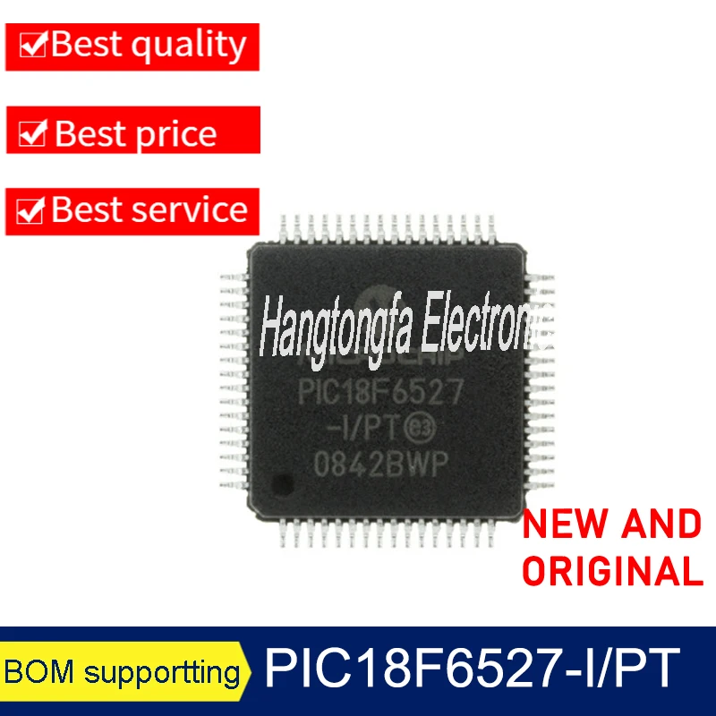 Original PIC18F6527-I/PT TQFP64 8-BIT MICROCONTROLLER CHIP MCU PROVIDES BOM ALLOCATION