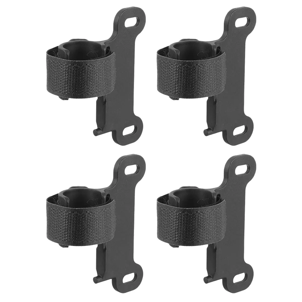 

4pcs Bike Pump Holder Light Durable Easy Install Prevent Sliding Scratching Inflator Rack Mount Hanger Clip Supplies
