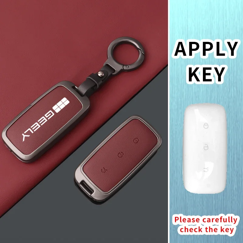 Car Key Holder for Geely Galaxy L6 EX5 Cityray Starry 8 E5 L7 EMI NO.1 Proton E.MAS 7 5 E8 Car Key Case Cover Accessories 5