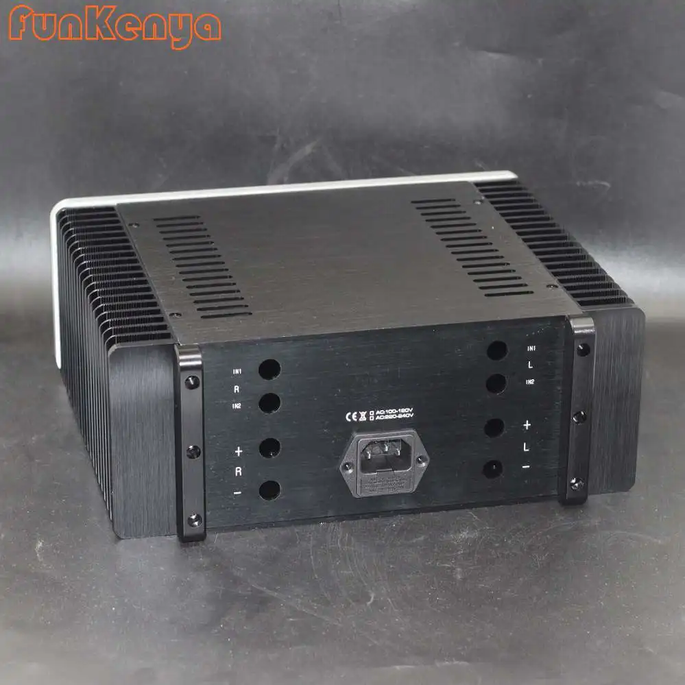 W260 H100 D223 Brushed Aluminum Chassis DIY Hi End Power Amplifier 1969 Enclosure Home Audio DAC Decoder Case Heatsink Hifi Box