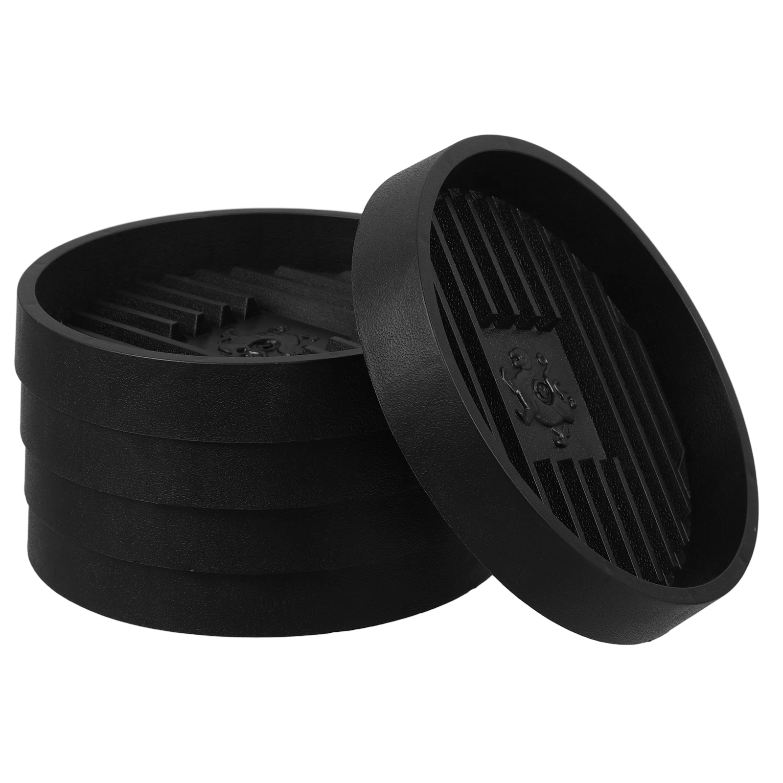 

5pcs Flower Pot Saucers Black Plastic Indoor Plant Trays Round Shaped Drip Tray For Pots Gardening Home Decoration