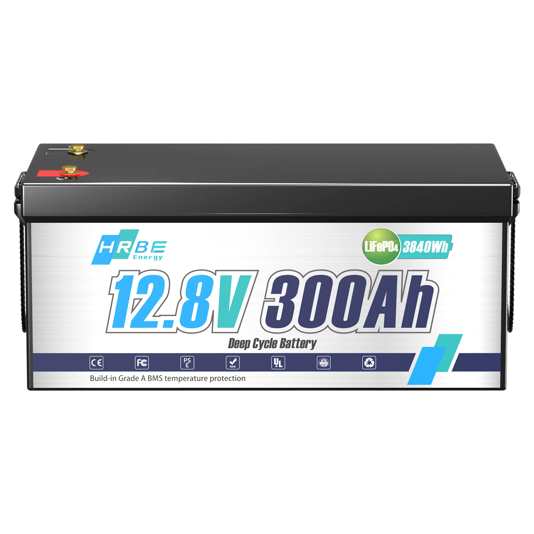 

12V 300AH LiFePO4 Battery Built-in BMS Lithium Iron Phosphate Grade A Cells 4000+ Deep Cycle Used For Solar Inverter Boat Motor