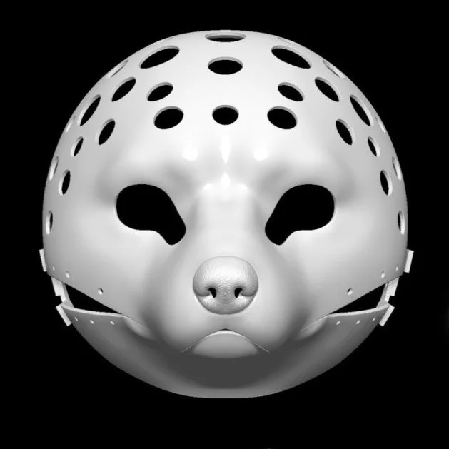 Fursuit American Style Movable Jaw Head Base Realistic Shiba Inu Beast Skull Resin Material Furry Head DIY Cosplay Anime Accesso