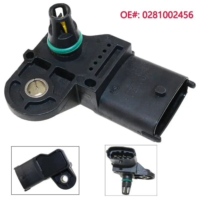 0281002456 4-Pin Intake Manifold Boost Pressure T-MAP Sensor for Fiat Punto Bravo Panda Lancia Ypsilon Alfa Romeo 50-350 Kpa