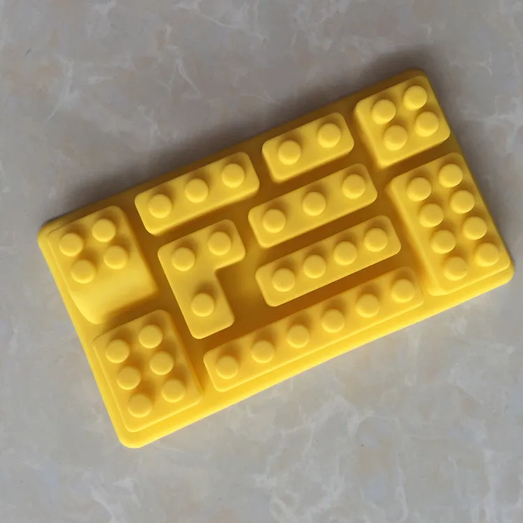 Wholesale Building Block Silicone Chocolate Mold, Long Ice Cube Tray Mould, Homemade Chocolate, Sealing Wax Bead Molds 611