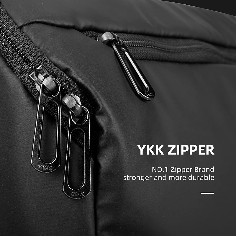 Mark Ryden Men Shoulder Bags High Capacity Sling bag Men YKK Zipper Water Resistant Short Trip Crossbody Bag Men