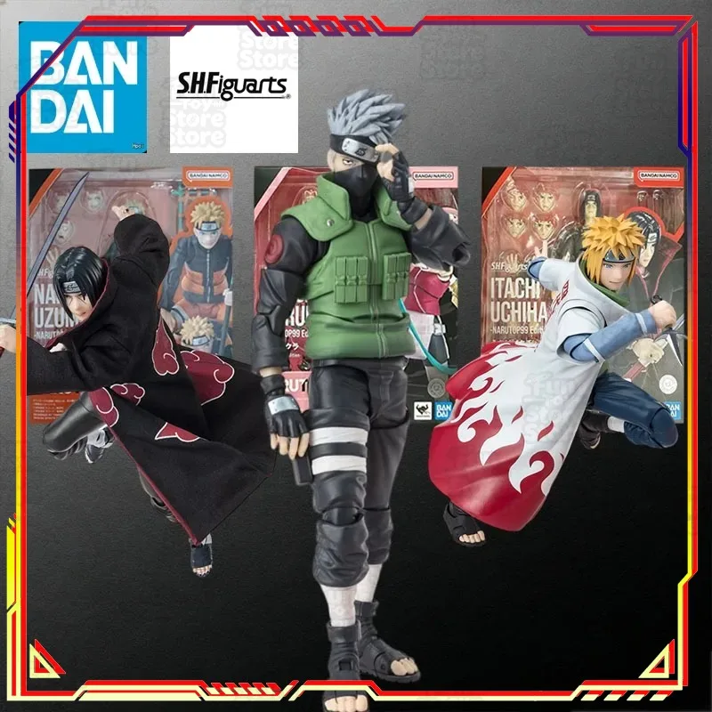 

Bandai S.H.Figuarts NARUTO UCHIHA ITACHI Anime Action Figure Model Kit NARUTOP99 Edition Original Collectible Toy for Boys