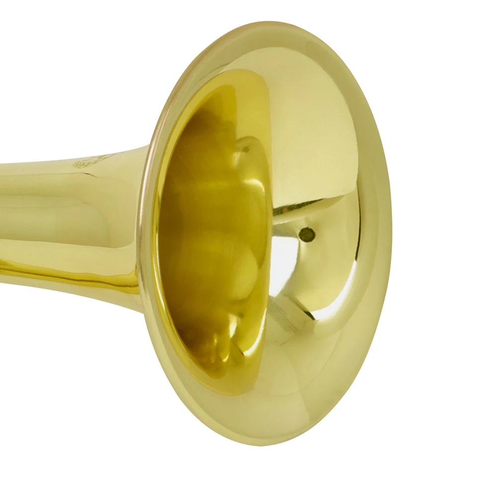 Trompette Cavalerie B Flat Laiton Doré AMOYER Avec Embouchure - Instrument Professionnel