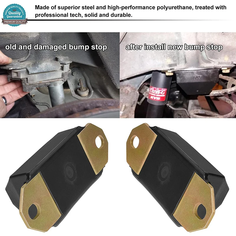 9.9137G Bump Stop Replacement Universal Fit for Jeep, SUVs and Trucks Compatible with Jeep 1976-1983 CJ5, 1976-1986 CJ7