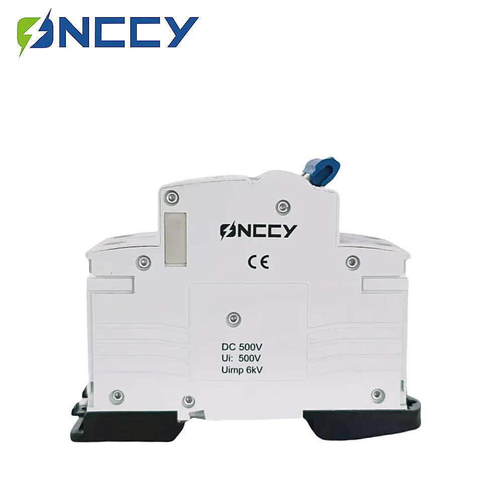 ONCCY DC MCB 2P Mini Circuit Breaker 10A 16A 20A 25A 32A 40A 50A 63A B Curve C Curve  Din Rail,DC MCB 12V 24V 48V 60V 110V