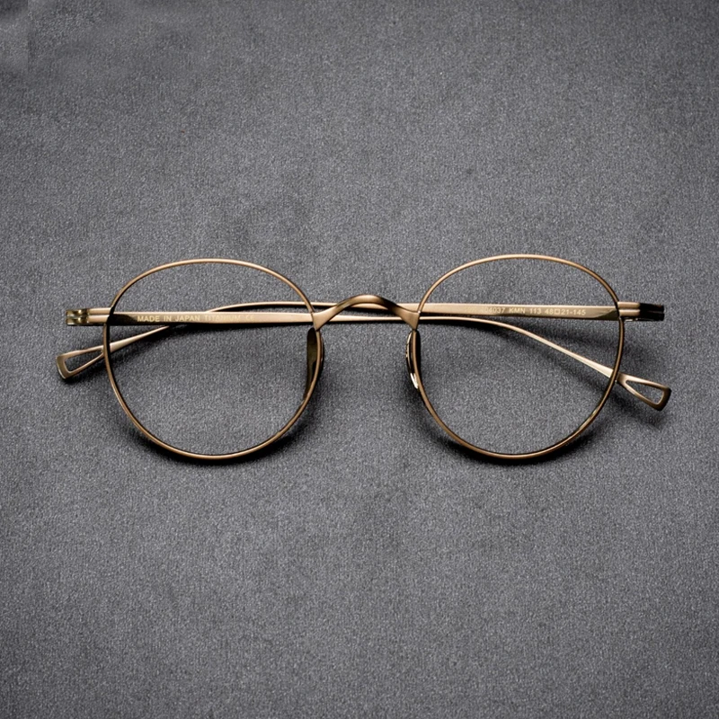 

Pure Titanium Vintage Eyeglasses Frame Men Retro Prescription Myopia Glasses Frame Women Luxury Brand Design Eyewear