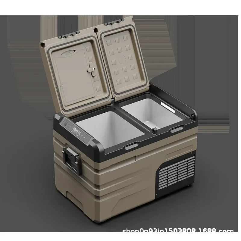 الأجهزة المنزلية باب مزدوج سيارة ثلاجة ضاغط التبريد 12V24V سيارة المنزل ثنائي الاستخدام الفريزر المبردة التجمد السريع