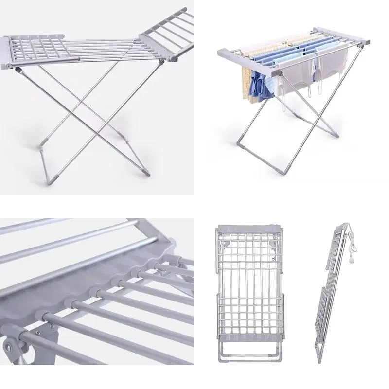 2024 New Design High Quality Aluminum Electric Clothes Dryer Indoor Drying Rack for Living Room