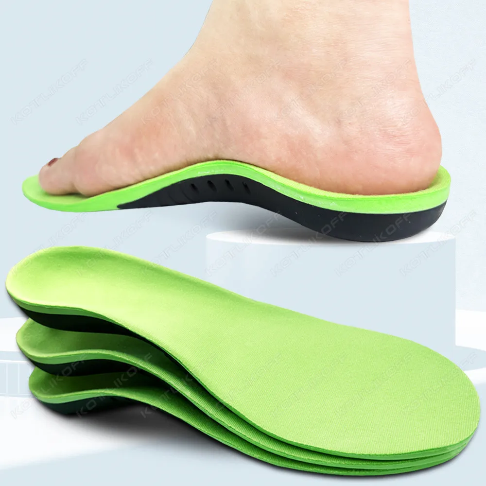 Arch Support Orthopedic Insoles Flat Feet Template Men Women Plantar Fasciitis Heel Pain Orthotics Insoles Sneakers Shoe Inserts