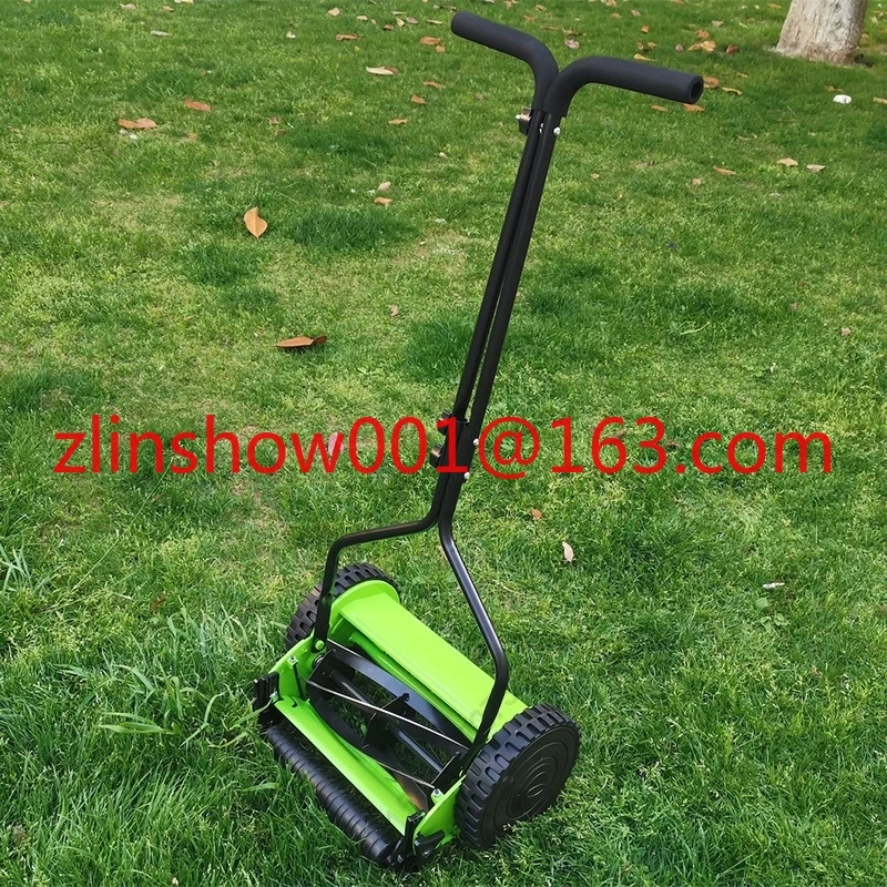 

16-inch Multi-purpose Lawn Mower For Garden Villas, Compact And Lightweight Hand-push Lawn Mower For Small Lawns And Gardens