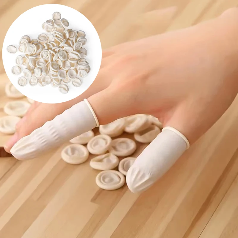Disposable Finger Cots Beauty Special Clear Acne Embroidery 