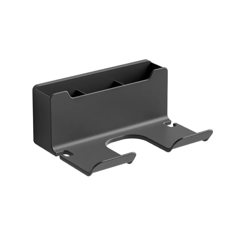 1 pçs suporte de secador de cabelo de parede berço alisador suporte caixa organizador de plástico suporte de secador de cabelo organizador do banheiro