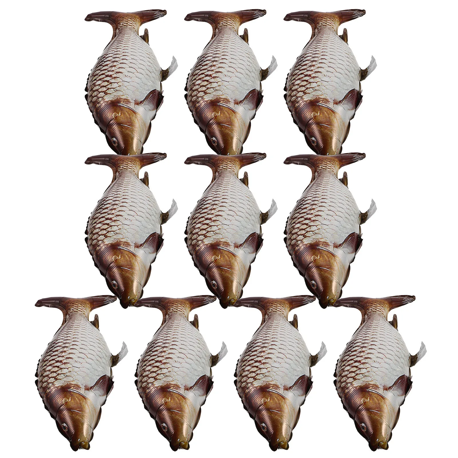 6 قطع من بالونات الأسماك الكرتونية المصنوعة من رقائق الألومنيوم لتزيين الحيوانات البحرية لمهرجان أعياد الميلاد وصيد الأسماك وحفلات الأطفال #5