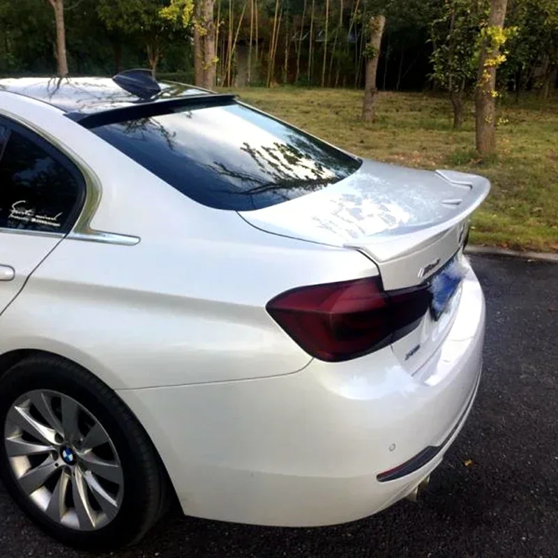 For BMW F30 F35 320i 320li 325li 328i 2011 - 2015 Rear Trunk Spoiler ABS Material Primer Color Car Tail Wing Decoration
