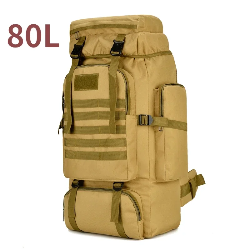 Bolsa de Montañismo de 80L/100L, bolsa de escalada, mochilas tácticas, mochila grande para exteriores, senderismo, Camping, bolsas de viaje