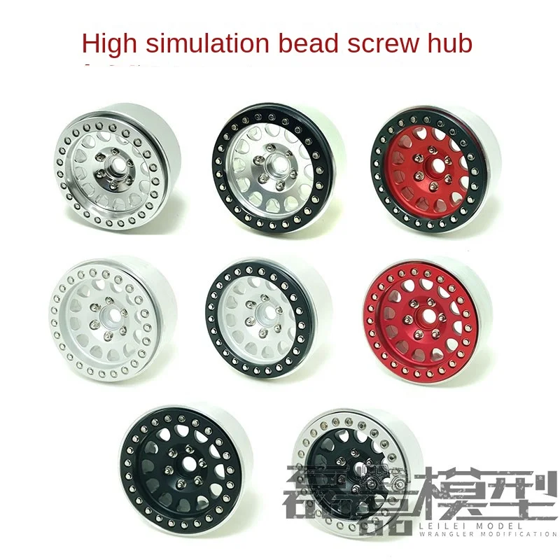 

1.9-inch Simulated Metal Lock Tire Pressure Plate Wheel Hub for 1/10 RC Crawler Car AXIAL SCX10 II 90046 Modified Accessories