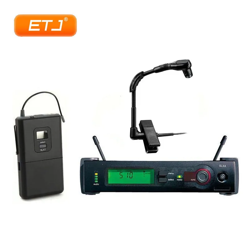 SLX Beta98H UHF Microfone Sem Fio Profissional Karaokê Microfone Dinâmico SLX4 de Alta Qualidade