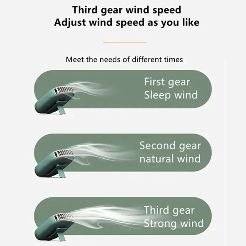 Nuevo Mini ventilador portátil recargable sin aspas Turbo Ultra silencioso estudiante ventilador de mano deportes al aire libre viaje